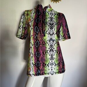 Kevin hall sport women’s half zip up top Size M